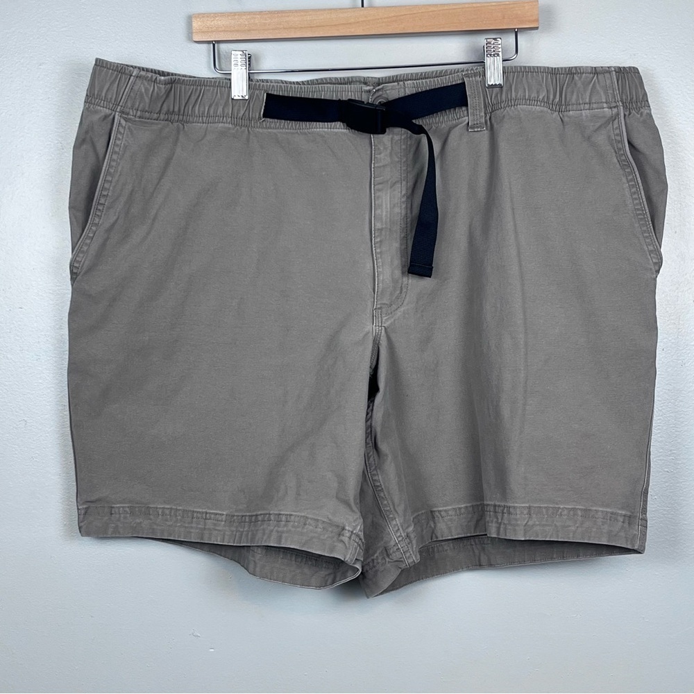 Duluth Trading Men's Belted Lightweight Canvas Standard Fit 9" Shorts Size 2XL